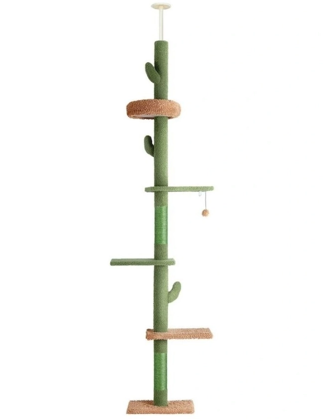 i.Pet Scratching Post Scratcher Floor Tree Tower 290cm in Multi | MYER