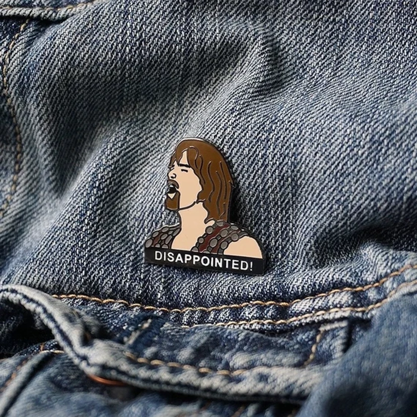 Disappointed Meme Pin | Hercules: The Legendary Journeys (Kevin Sorbo) | Hard Enamel Pin | Lapel Pin