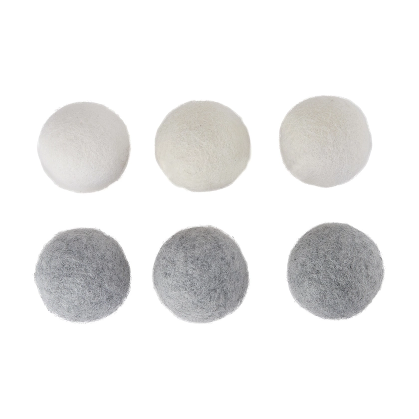 6 Pack Wool Dryer Balls