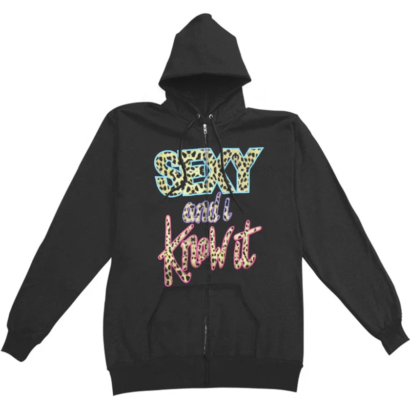 LMFAO Sexy & I Know It Zippered Hooded Sweatshirt