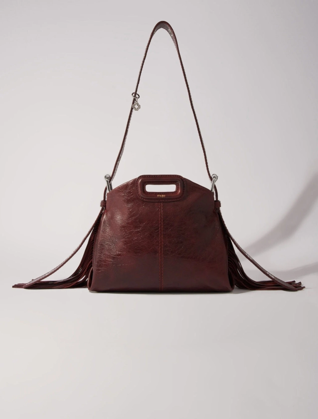 Sac Miss M Mini en cuir craquelé - Miss M Mini | Maje