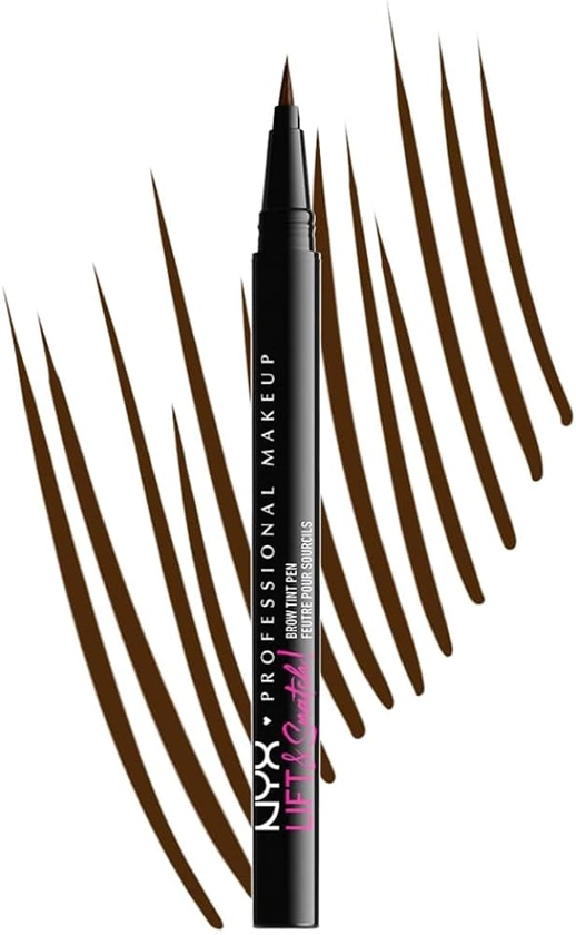 NYX Professional Makeup Eyebrow Pencil, Lift n Snatch Brow Tint Pen, Smudge-Proof, Transfer Resistant, Espresso