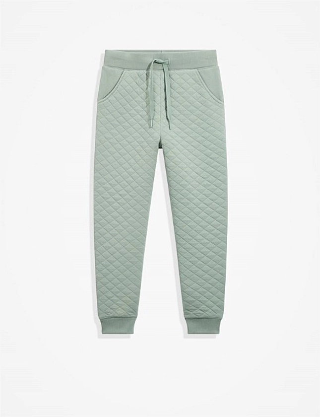 Australian Cotton Quilted Sweat Pant