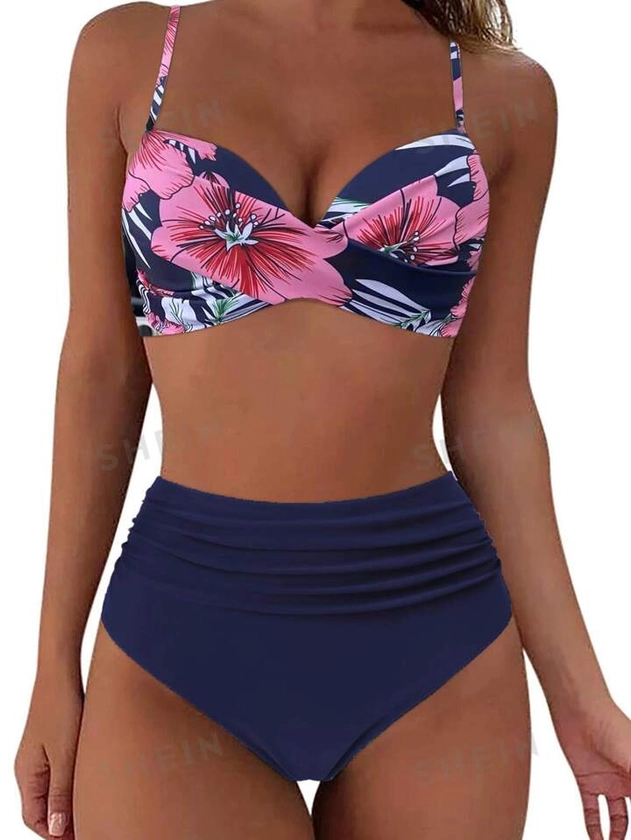 Women's Two Piece Swimsuit, Exclusive Sexy Push Up Triangle Bikini Set | SHEIN USA