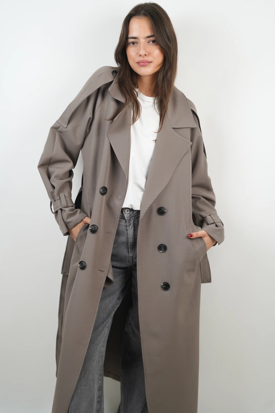 Trench Lola taupe