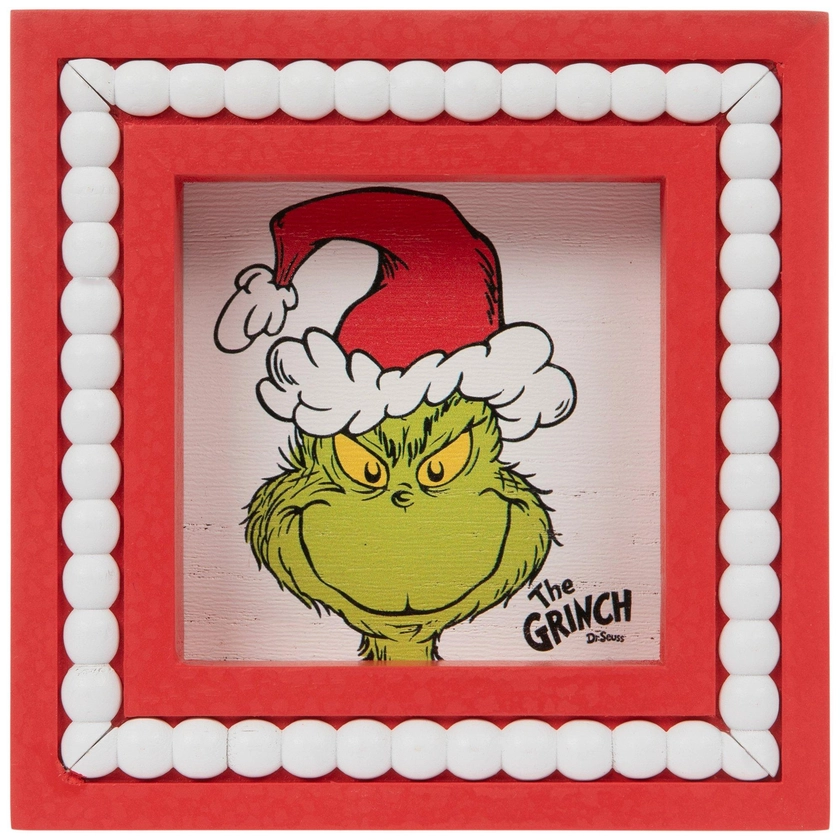 The Grinch Wood Decor