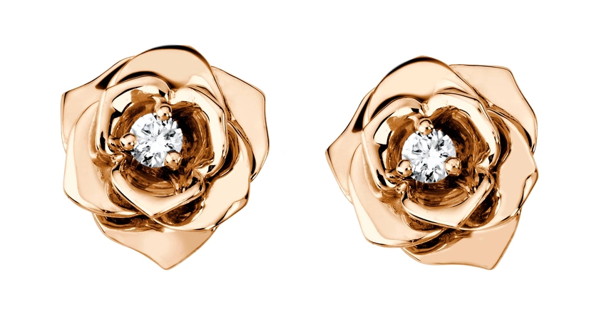 Piaget Rose Gold Diamond Earrings G38U0043