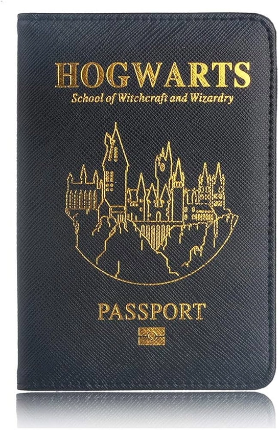 COMTERVI Harry Passport Protector Premium PU Leather Passport Cover with Credit Cards, ID and Travel Documents, Bronze, One size