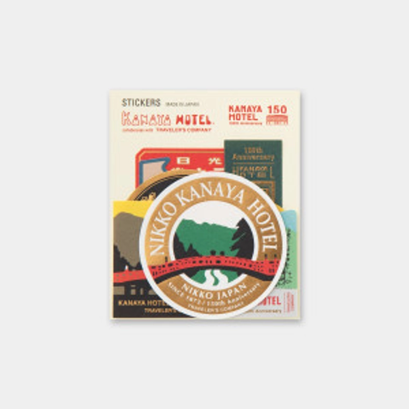 Traveler's Factory Sticker Set [07101-105] - Kanaya Hotel 150th Anniversary