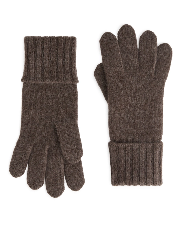 Gants en cachemire mélangé