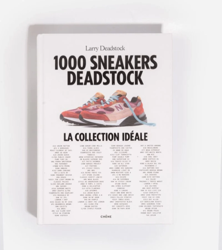 Livre 1000 sneakers deadstock, la collection idéale