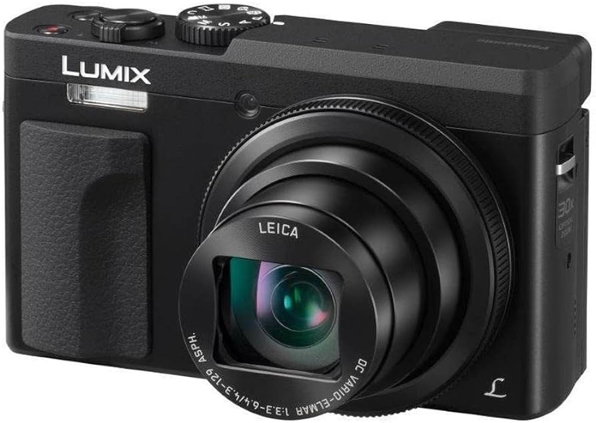 Panasonic LUMIX DC-ZS70K, 20.3 Megapixel, 4K Digital Camera, Touch Enabled 3-Inch 180 Degree Flip-front Display, 30X LEICA DC VARIO-ELMAR Lens, WiFi (Black)
