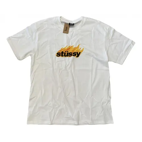 Tee shirt Stussy Blanc taille L International en Polyester - 36497186