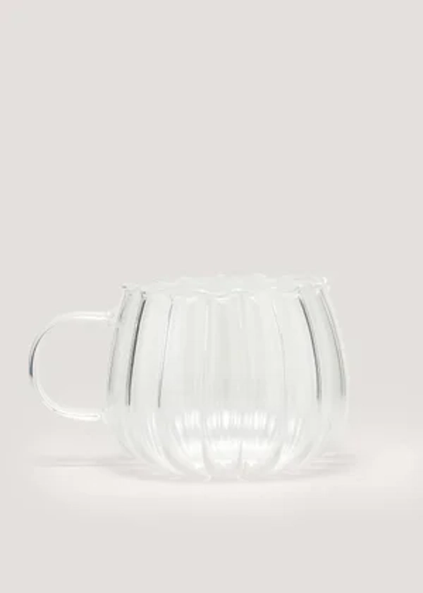 Glass Pumpkin Mug