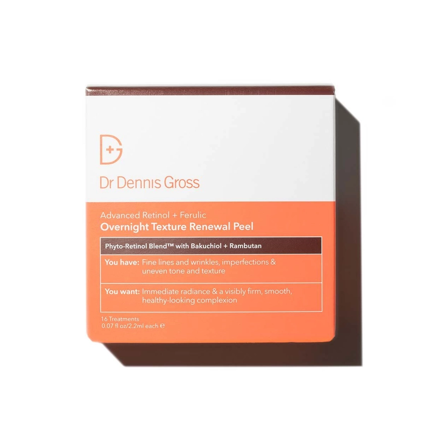 Dr. Dennis Gross Advanced Retinol + Ferulic Overnight Texutre Renewal Peel | Space NK