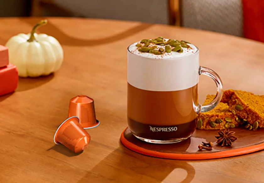 Cápsulas de Café Pumpkin Spice Cake | Nespresso™