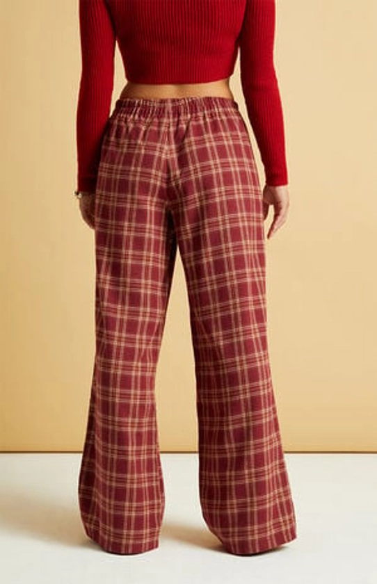 Beverly and Beck Red Flannel Boxer Pants | PacSun