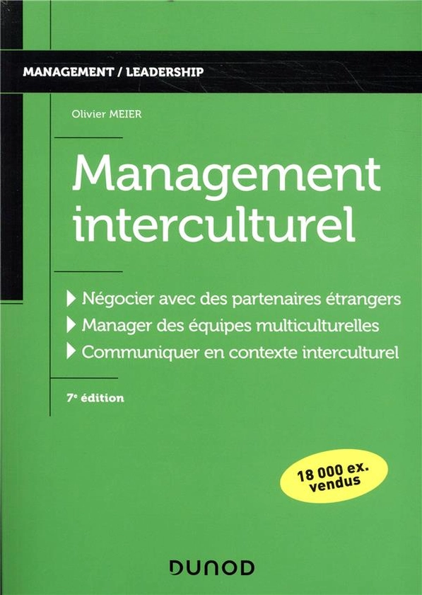 Management interculturel - stratégie, organisation, performance (7e édition) : Olivier Meier - 2100788892 - Livre entrepreunariat - Livres formation professionnelle | Cultura