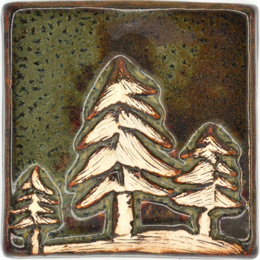 4x4 Pine Trees Tile