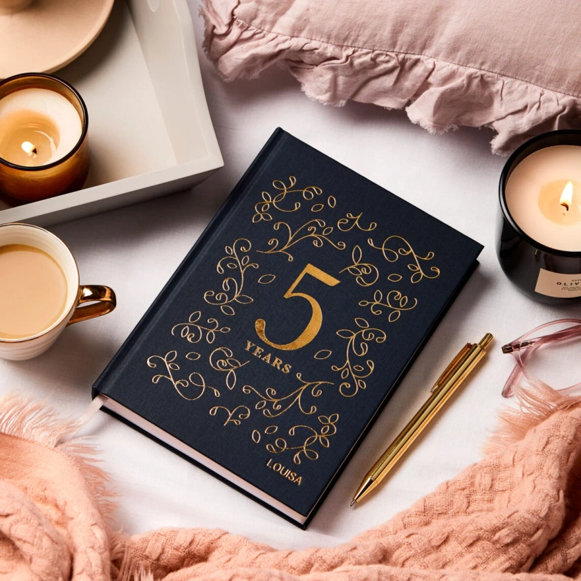 Personalised Five Year Diary | 5 Year Journal | Martha Brook