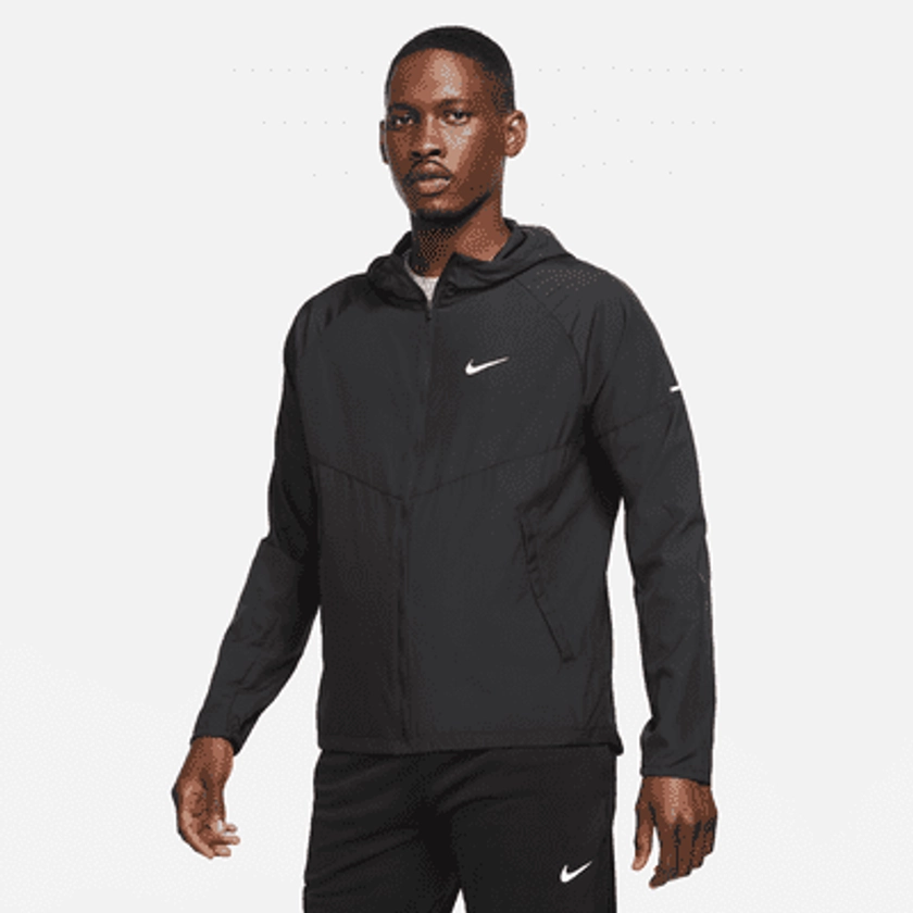 Veste de running déperlante Nike Miler pour homme