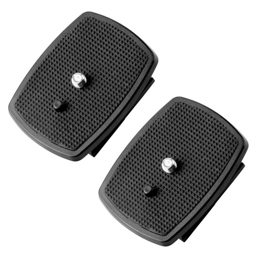 2 Pack QR Plate（43x43mm） Quick Release Plate Replacement for Velbon tripods C...