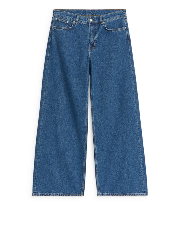 CLOUD Low Loose Jeans - Blue - ARKET NL