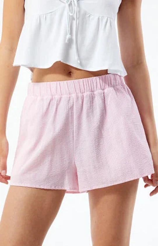 PacSun Seersucker Pull-On Shorts | PacSun