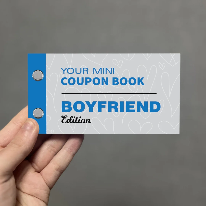 Coupon Book Gift for Boyfriend, Love Coupons for Him, Couples Gift, Fun Coupon Book, Valentines Day Birthday Anniversary, Boyfriend Gifts - Etsy UK