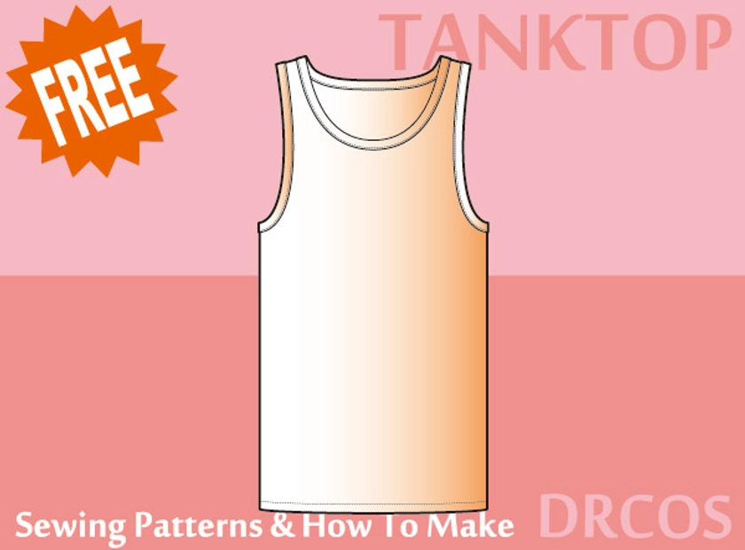 Tank top Sewing Patterns | DRCOS Patterns & How To Make