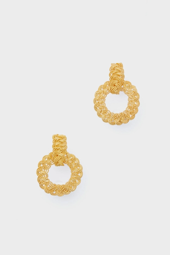Gold Infinita Mini Earrings | Ana Carolina Valencia