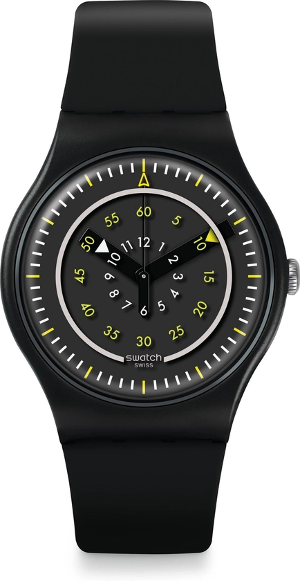 Swatch New Gent PIÙ NERO SUOB157 Orologio da polso uomo