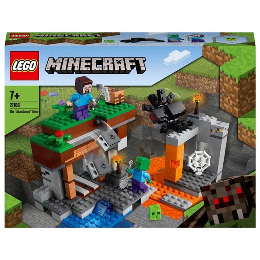 LEGO Minecraft 21166 The Abandoned Mine Set with Figures | Smyths Toys UK