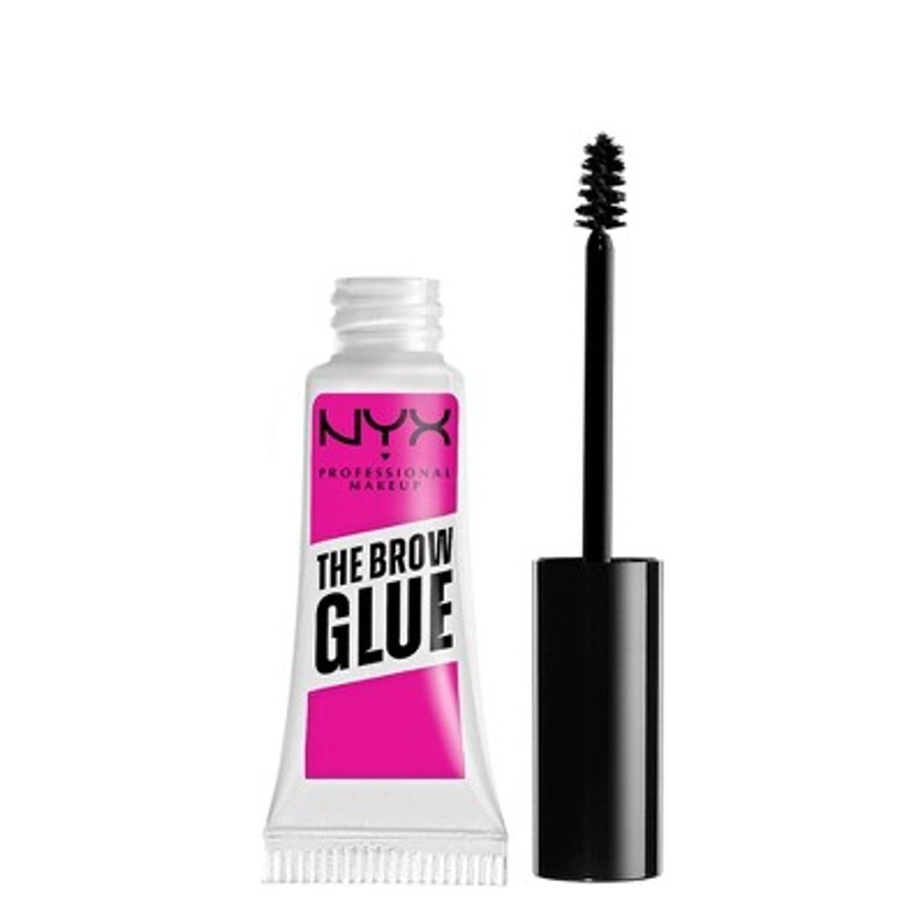 NYX Professional Makeup Brow Glue Eyebrow Gel - Clear - 0.17oz