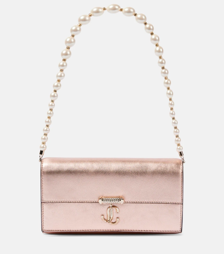 Sac à bandoulière Avenue en cuir en rose – Jimmy Choo | Mytheresa