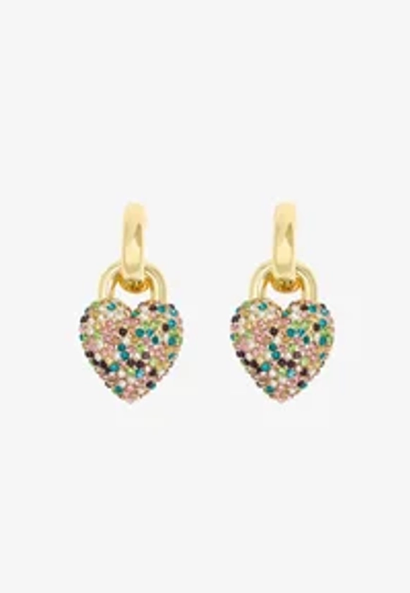 CON CORAZÓN CRISTALES  - Boucles d'oreilles - oro