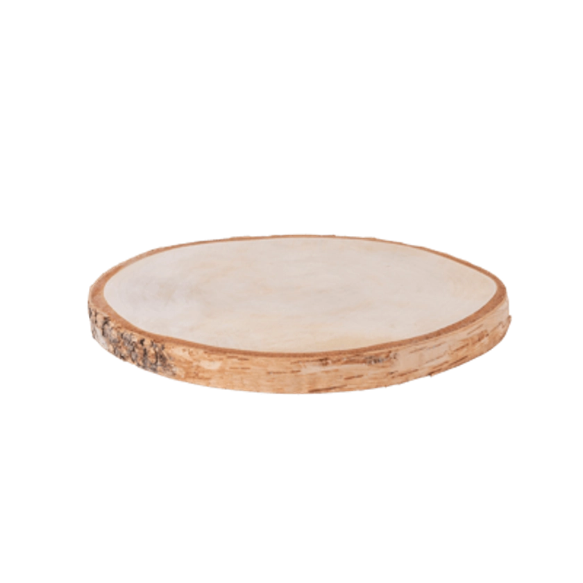 BIRCH Plat naturel P 2 cm - Ø 23 cm | CASA