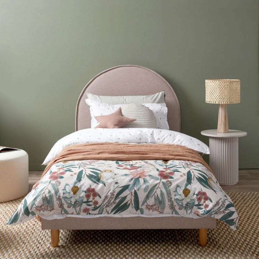 Imogen Double Bed - Dusty Pink