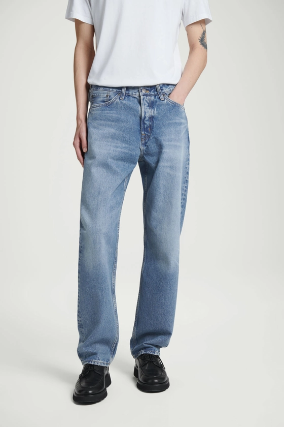 JEAN SIGNATURE - DROIT - BLEU - Jeans - COS