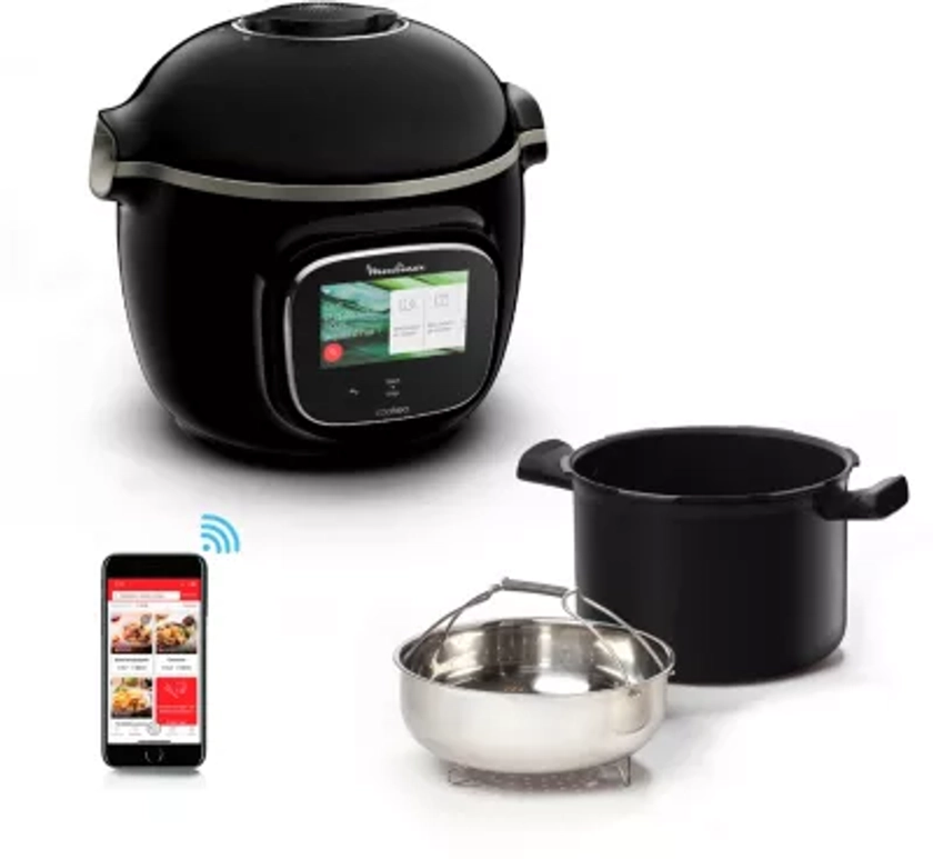 Cookeo MOULINEX Touch Wifi CE902800 noir