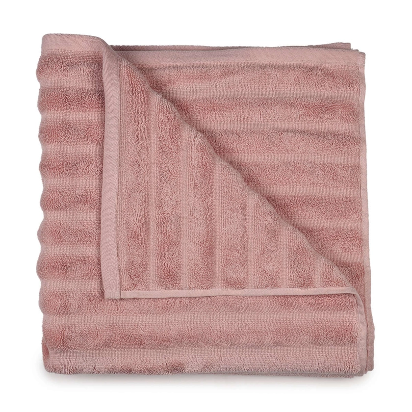 Thick Ribbed Australian Cotton Bath Towel - Pink