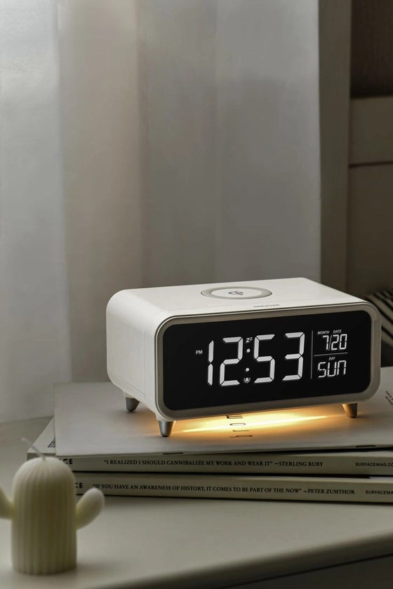 Beside Lamp with Alarm Clock