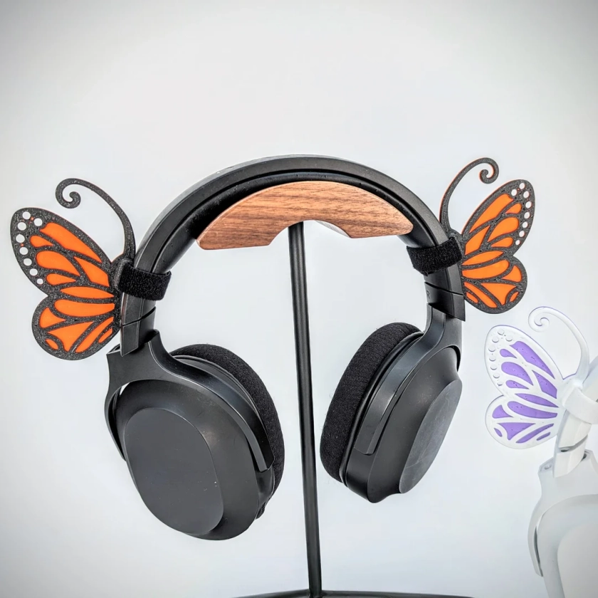 Butterfly Headset Attachment Anime Butterfly Wings Headphone Accessory Kawaii Wings for Headphones Gaming and Streaming Gift - Etsy UK