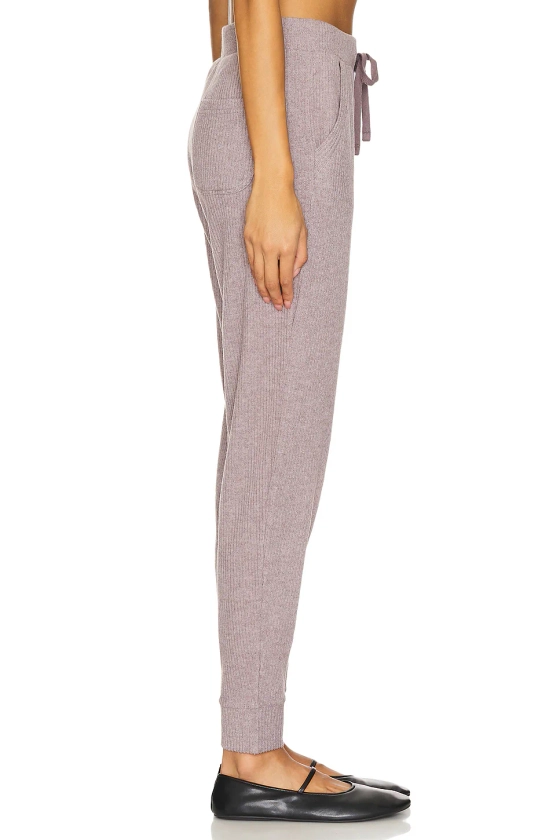 alo Muse Sweatpant in Raisinette Heather | REVOLVE