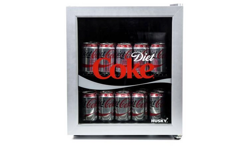Husky Diet Coke 48 Litre Drinks Cooler - Silver