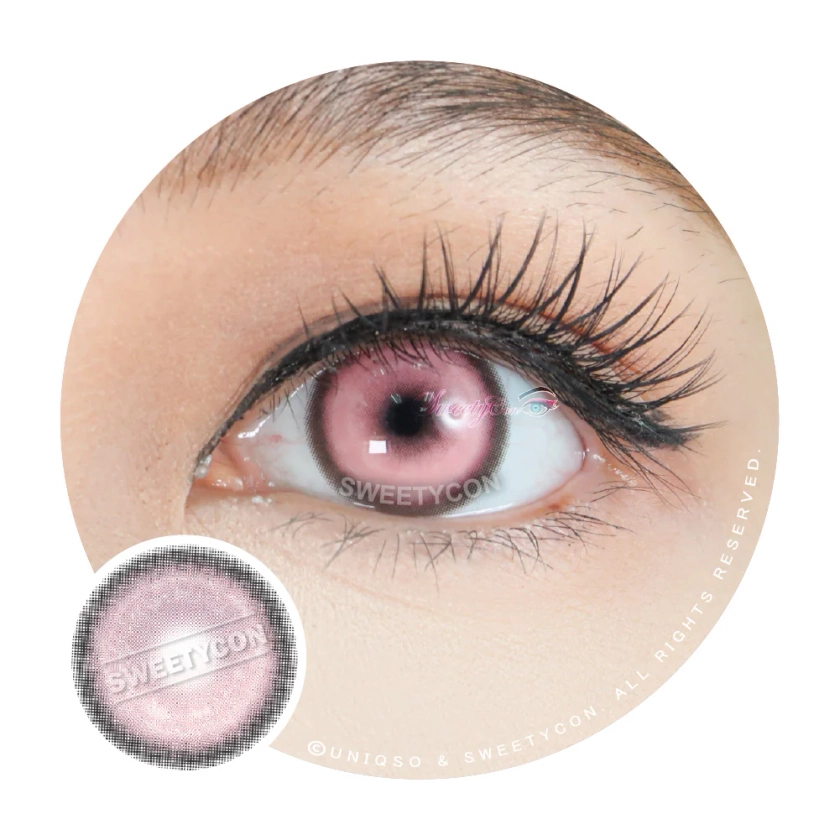 Sweety Koi Pink Cosplay Colored Contacts For Anime Eye