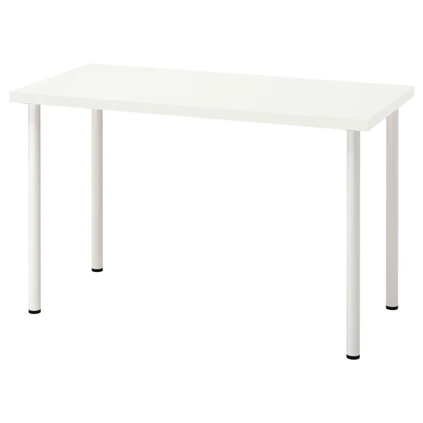 LAGKAPTEN / ADILS desk, white, 120x60 cm - IKEA