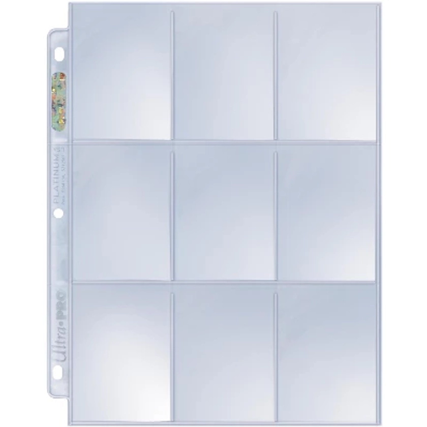 Ultra: 100 Pro Platinum 9-Pocket Sheets