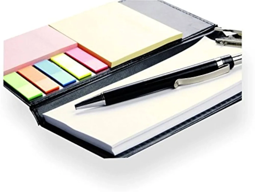 COI Note Pad/Memo Book with Sticky Notes & Clip Holder with Pen for Gifting : Amazon.in: Office Products