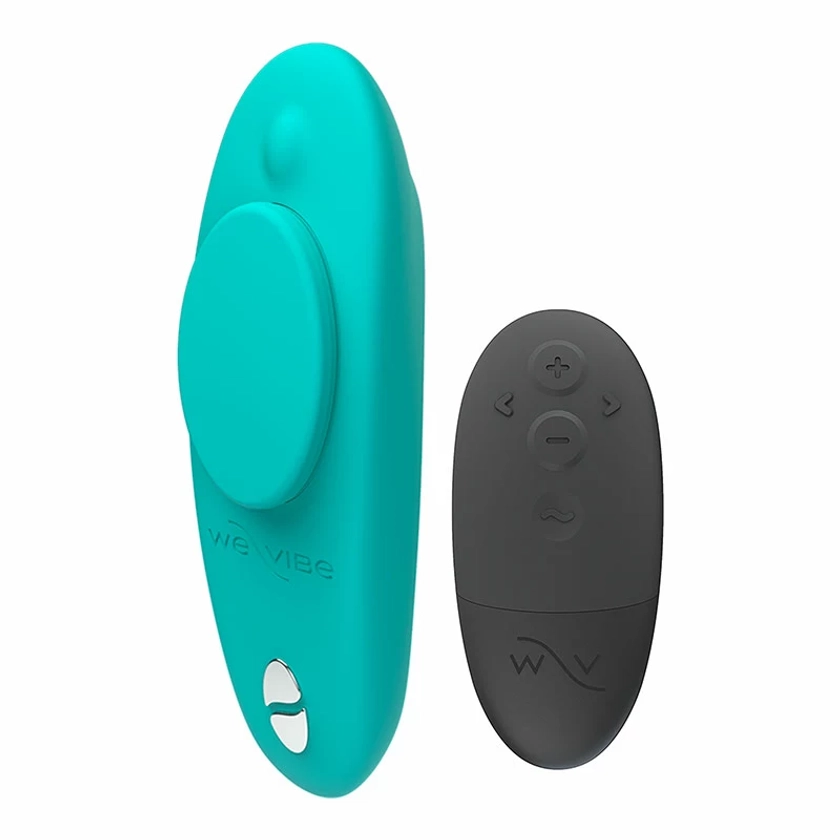 We-Vibe Moxie+ | Stimulateur vibrant pour clitoris | Clipsable | Turquoise